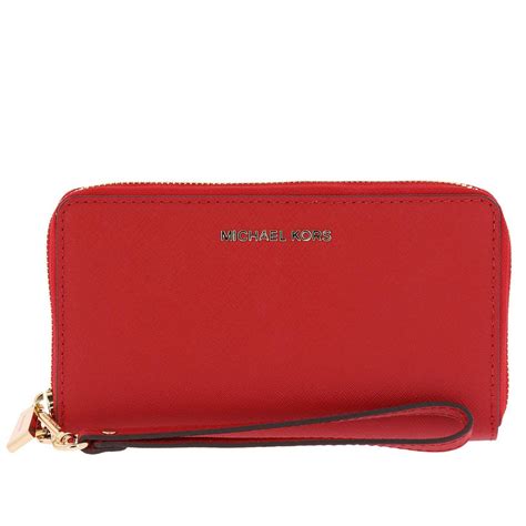 michael kors red wallet macy& 39|Michael Kors wristlet wallet outlet.